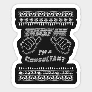 Trust me, i’m a CONSULTANT – Merry Christmas Sticker